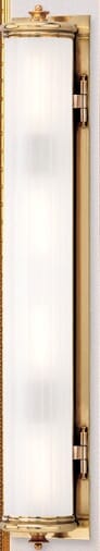 Bristol 4-Light 5" Bathroom Vanity Light in Aged Bra