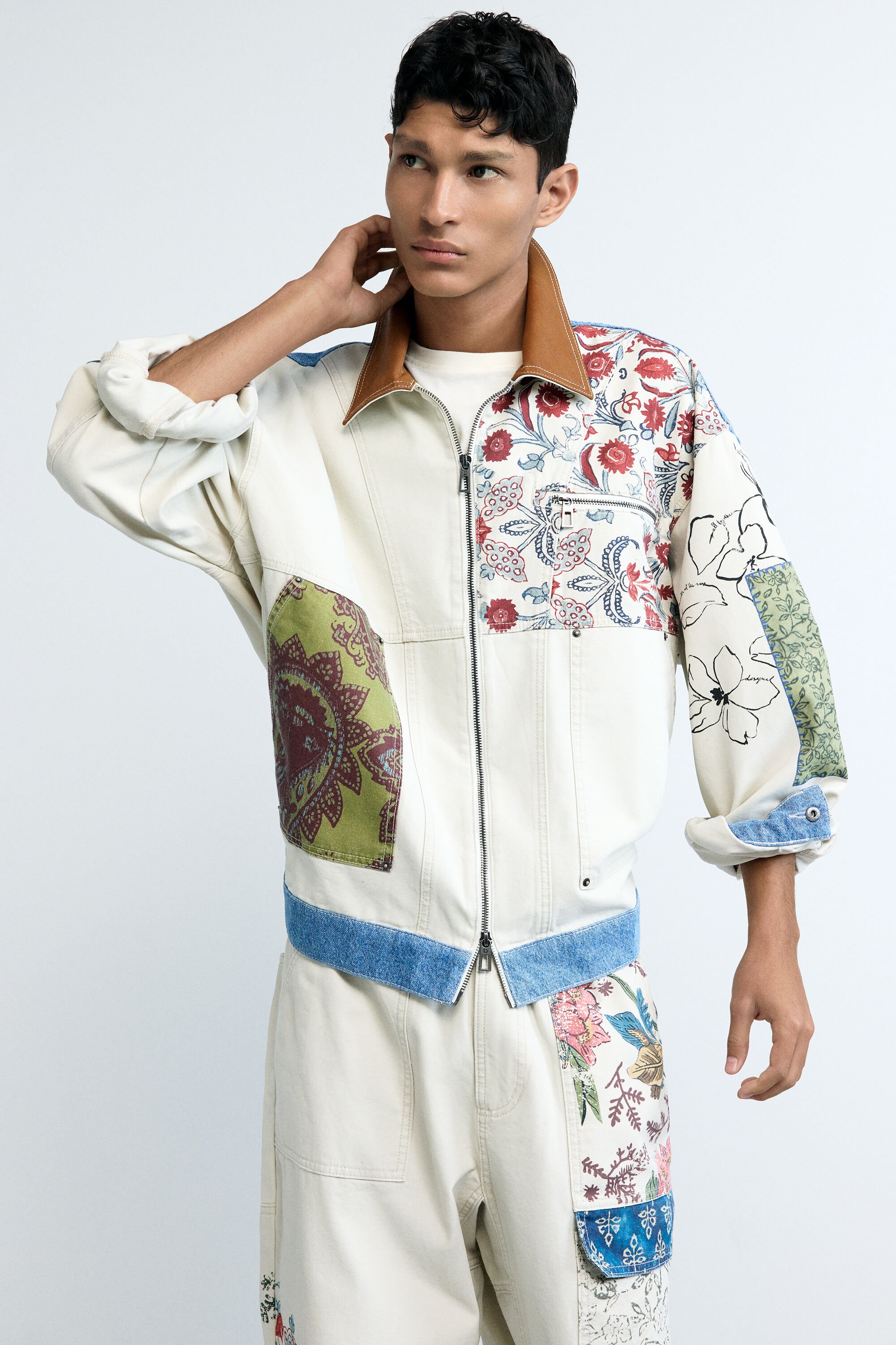 Patchwork coat