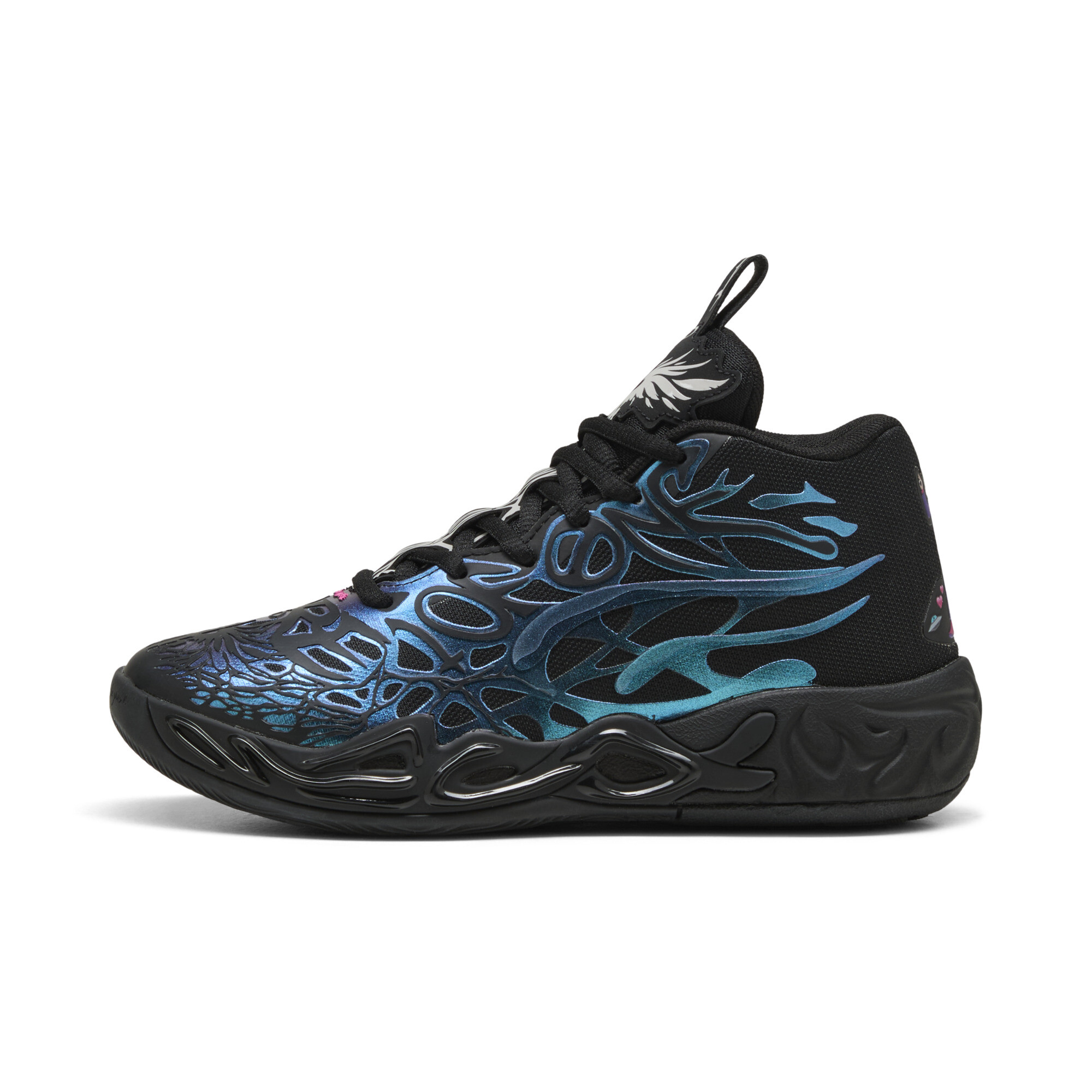 PUMA x LAMELO BALL MB.04 Reflections Big Kids Basketball Shoes in Black