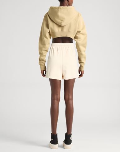 Woman Shorts & Bermuda Shorts Ivory Size M Cotton, Polyester