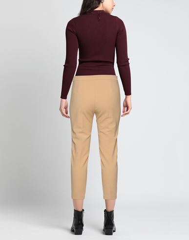 Elisabetta Franchi Woman Pants Camel Size 10 Polyester, Elastane