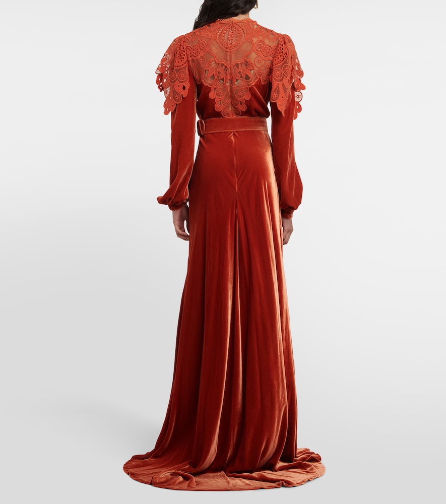 Velvet gown