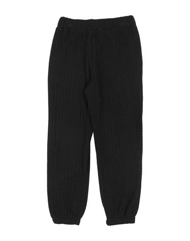 Kid Girl Pants Black Size 10 Viscose, Polyamide, Polyester