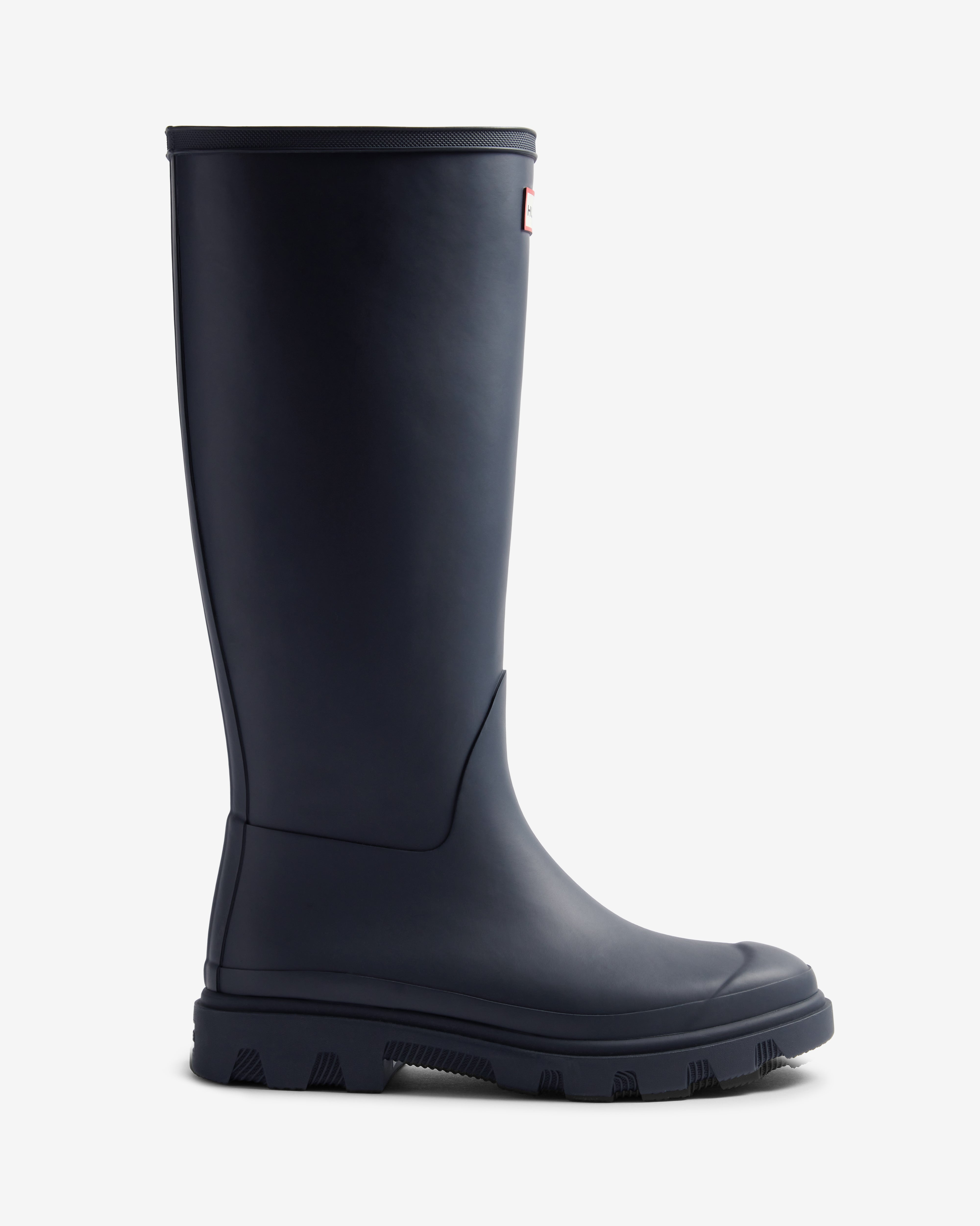 Hunter Downpour Unisex Tall Boot in Dark Blue Wellington Boots Rubber