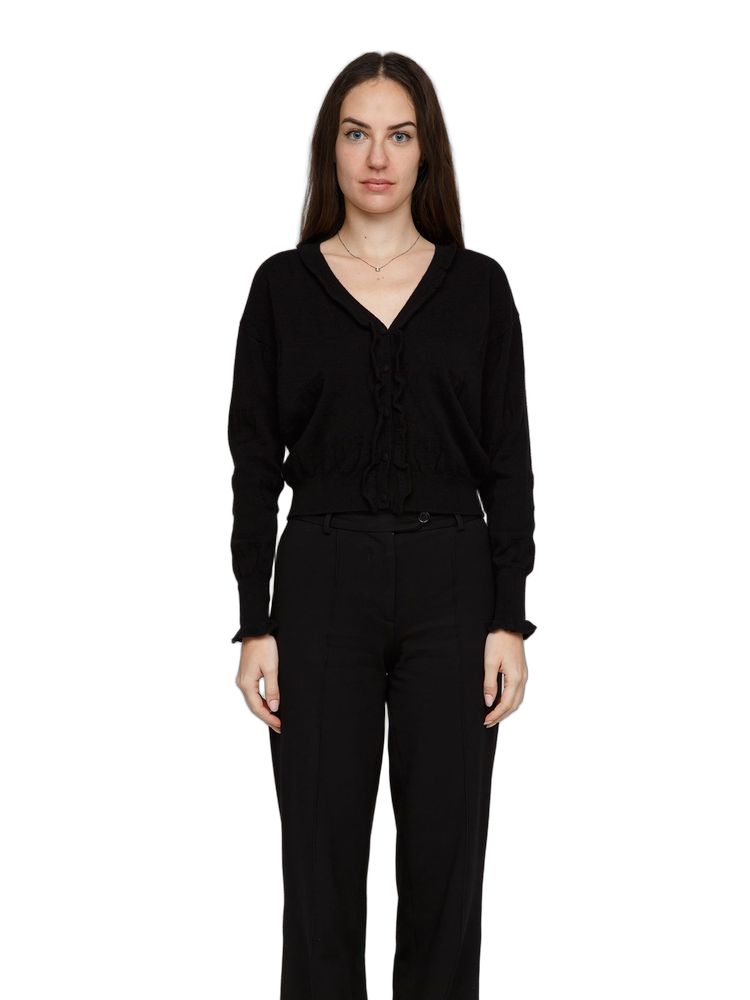 Hyena Cardigan — Black