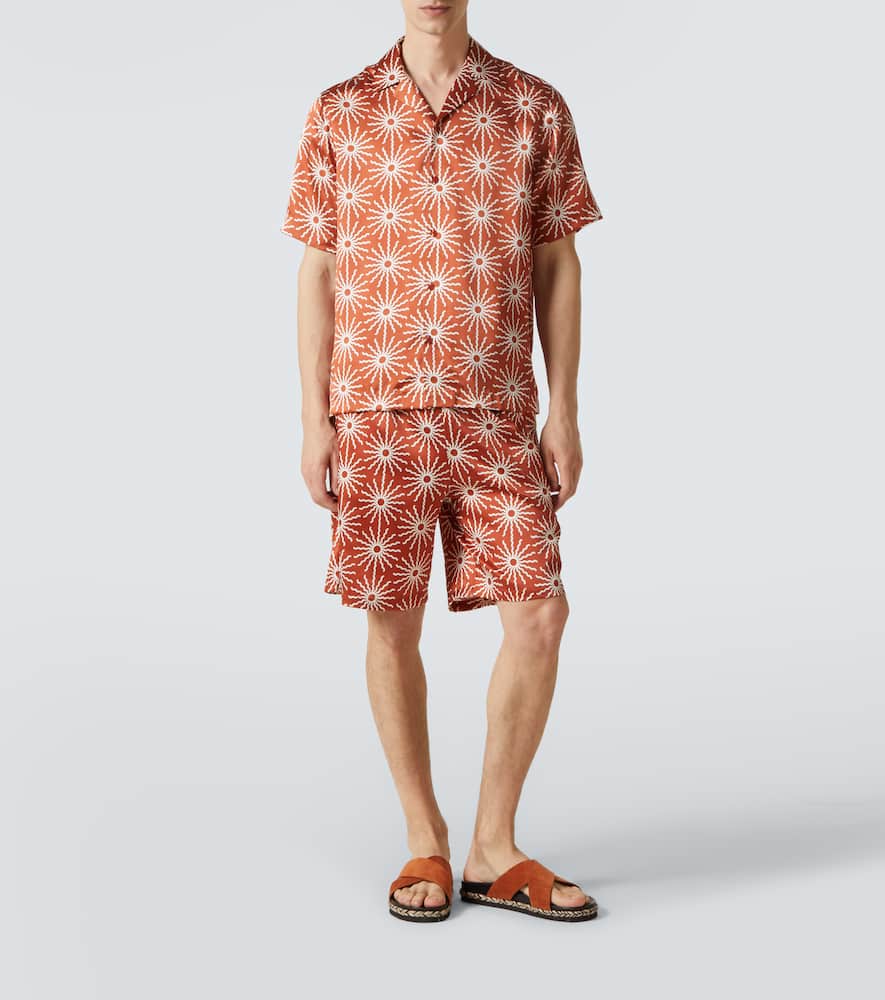 Roberto printed silk shirt