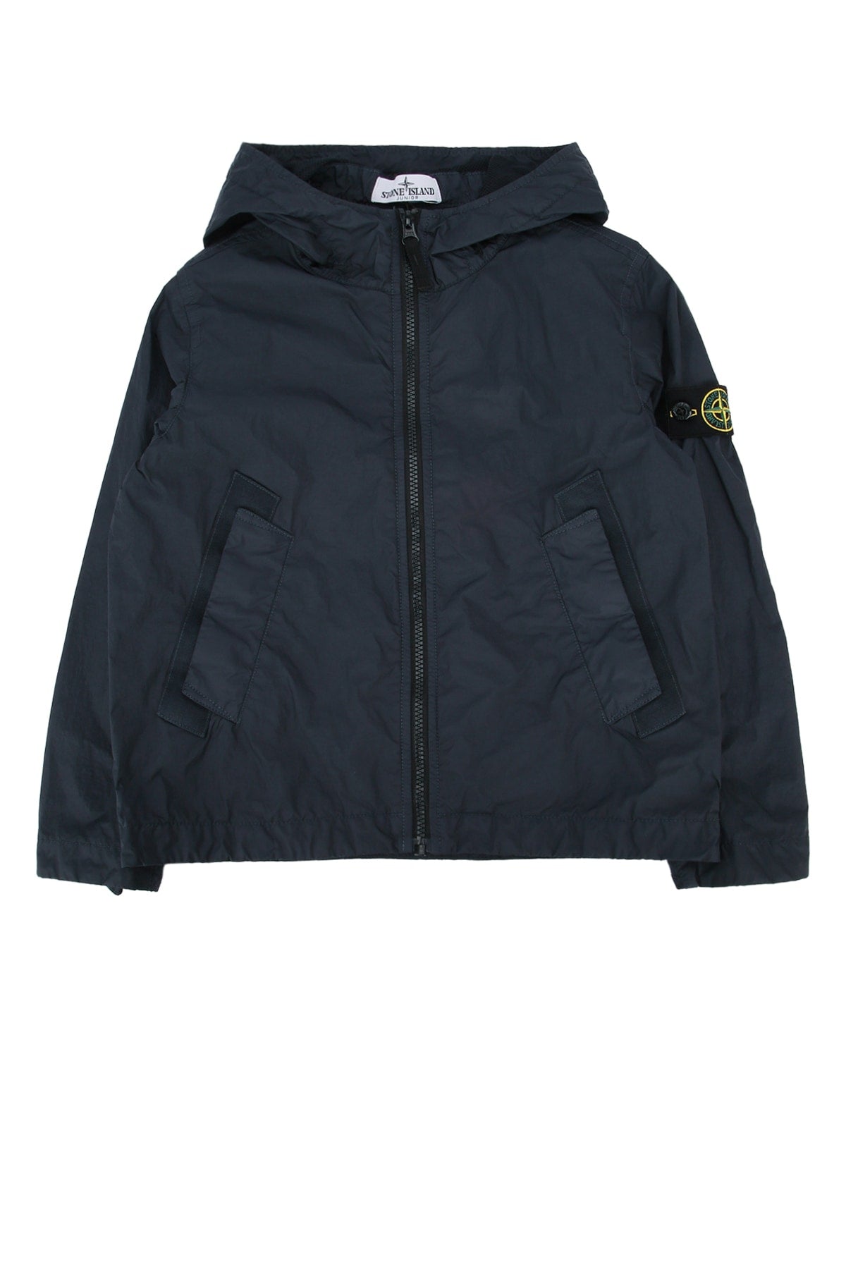 Short Parka Down Jacket — Navy