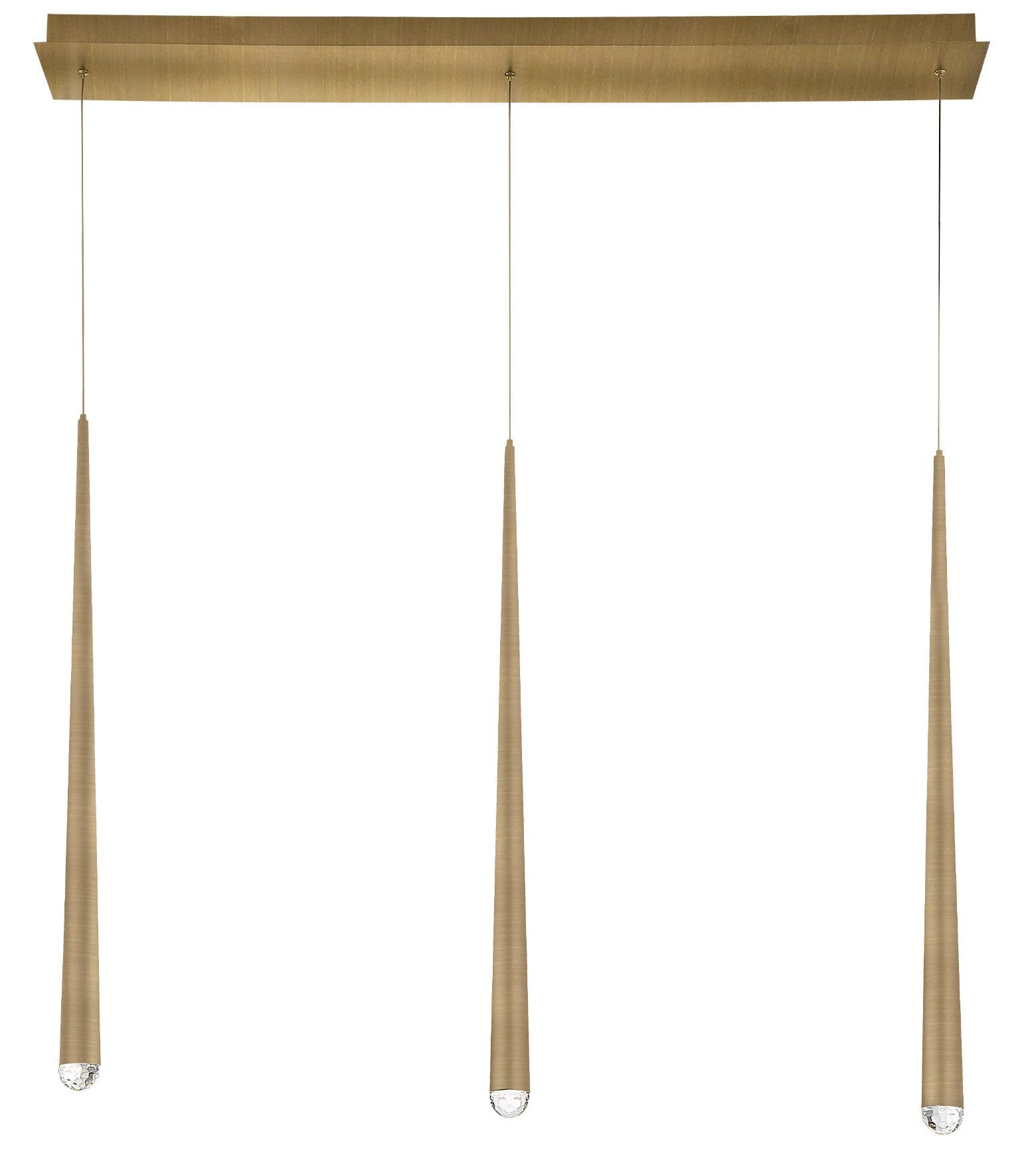 Modern Forms Cascade 23-Light Chandelier in Aged Bra