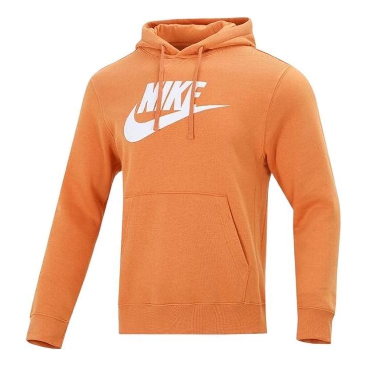 Sportswear Club Fleece Large Logo Printing Orange