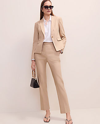 Ann Taylor The Everyday Ankle Pant in Linen Blend