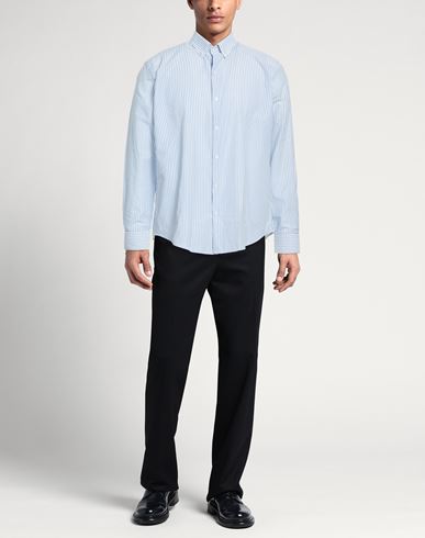 Man Shirt Sky blue Size 17 Cotton
