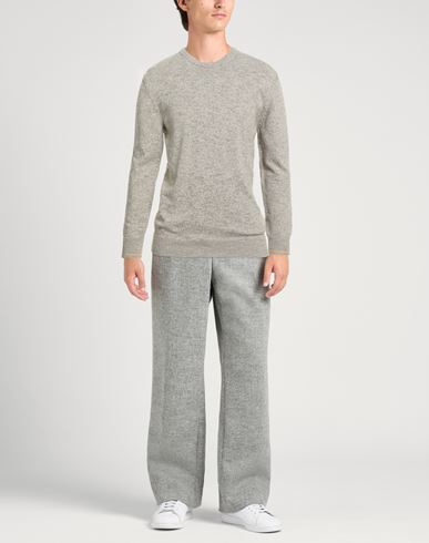 Man Sweater Sage green Size S Cotton