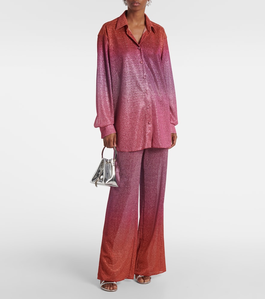 Oséree Lumière lamé shirt