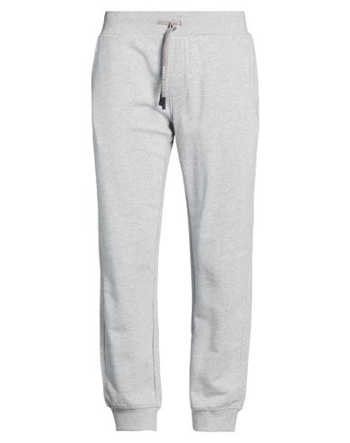 Man Pants Light grey Size M Cotton, Viscose