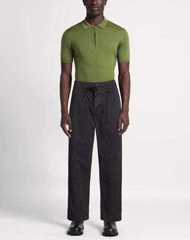 Man Pants Black Size M Cotton