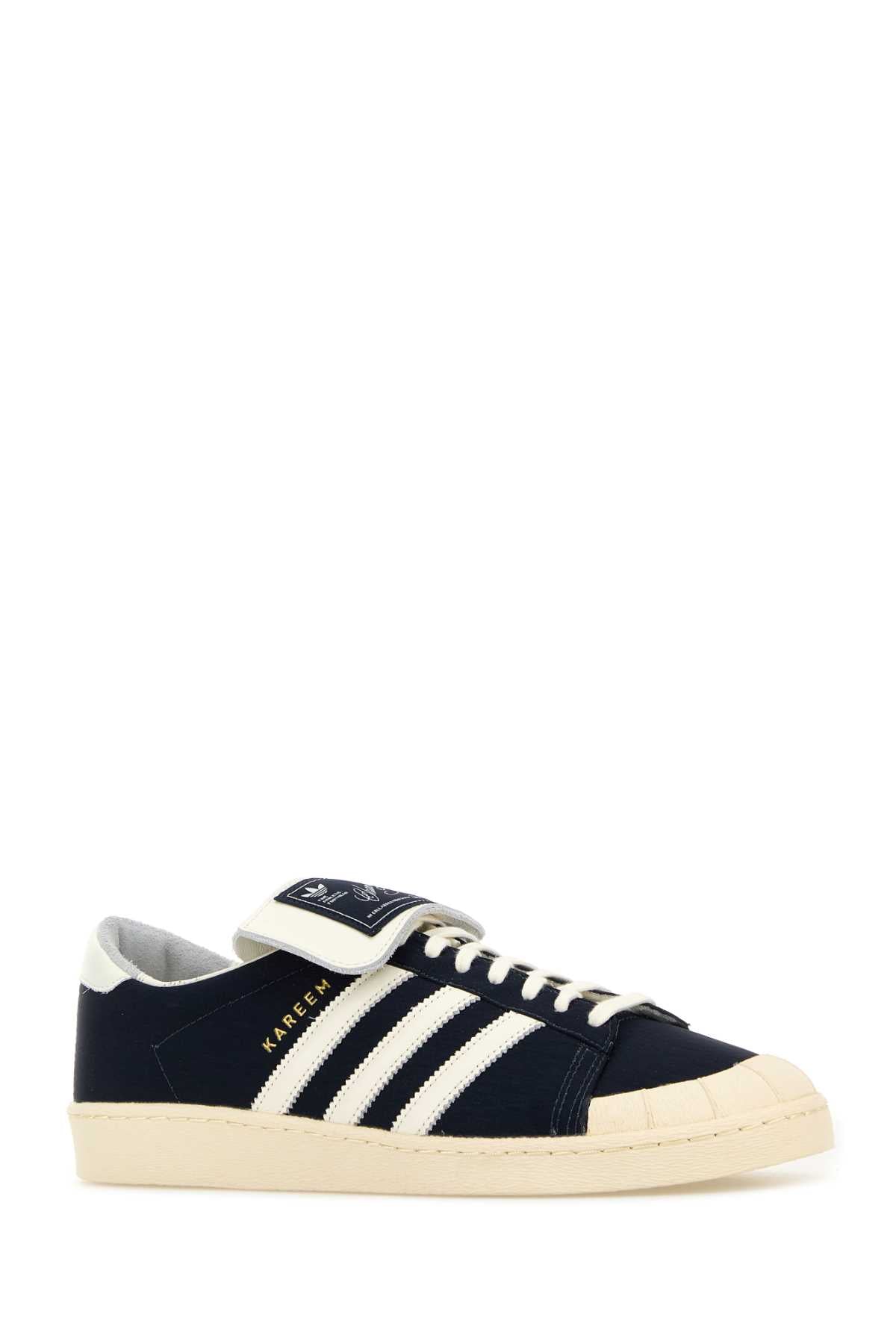 Adidas By Willy Chavarria Midnight Blue Leather Adidas By Willy Chavarria Jabbar Sneaker