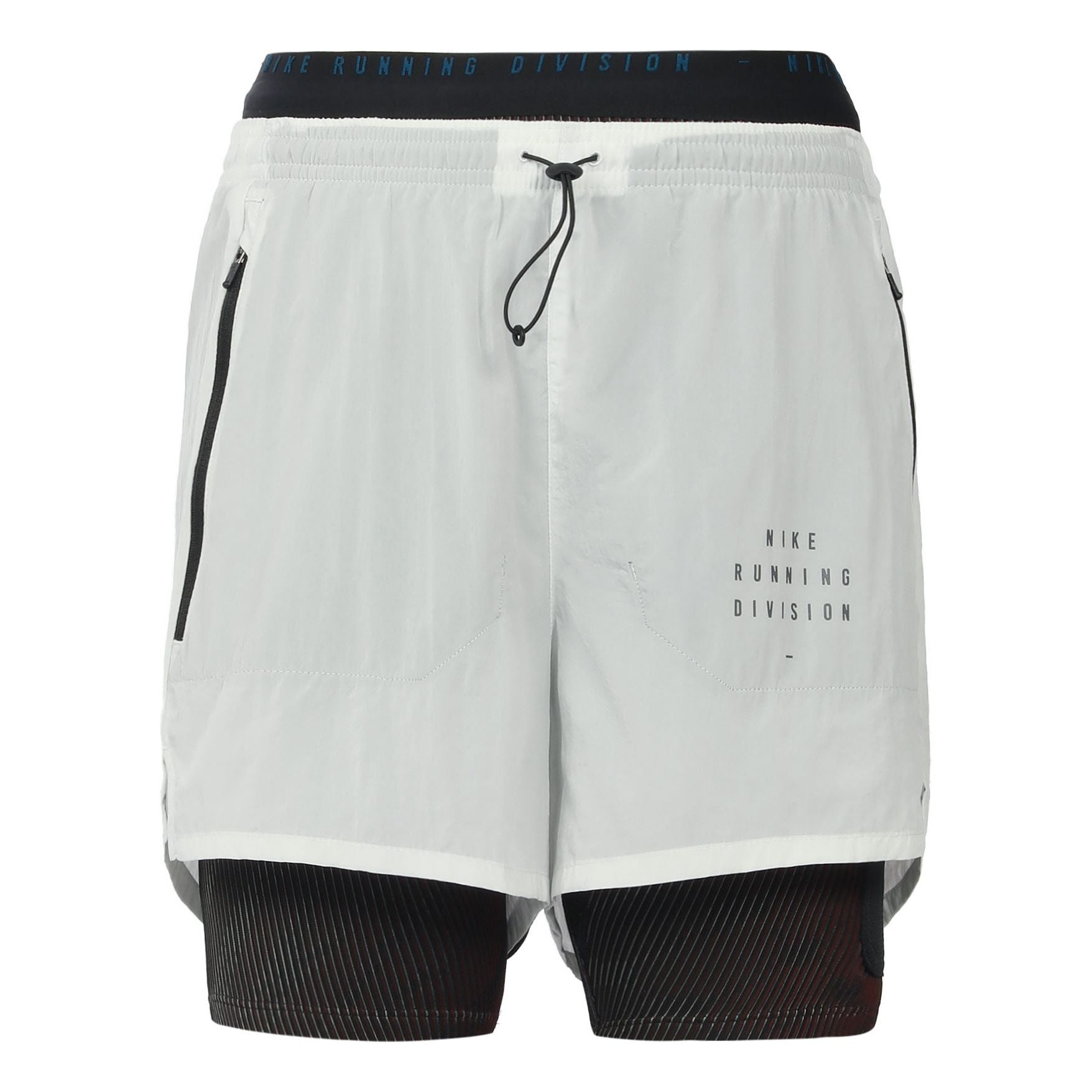 RUN DIVISION 3-IN-1 Running Shorts White Gold Color Whitegold