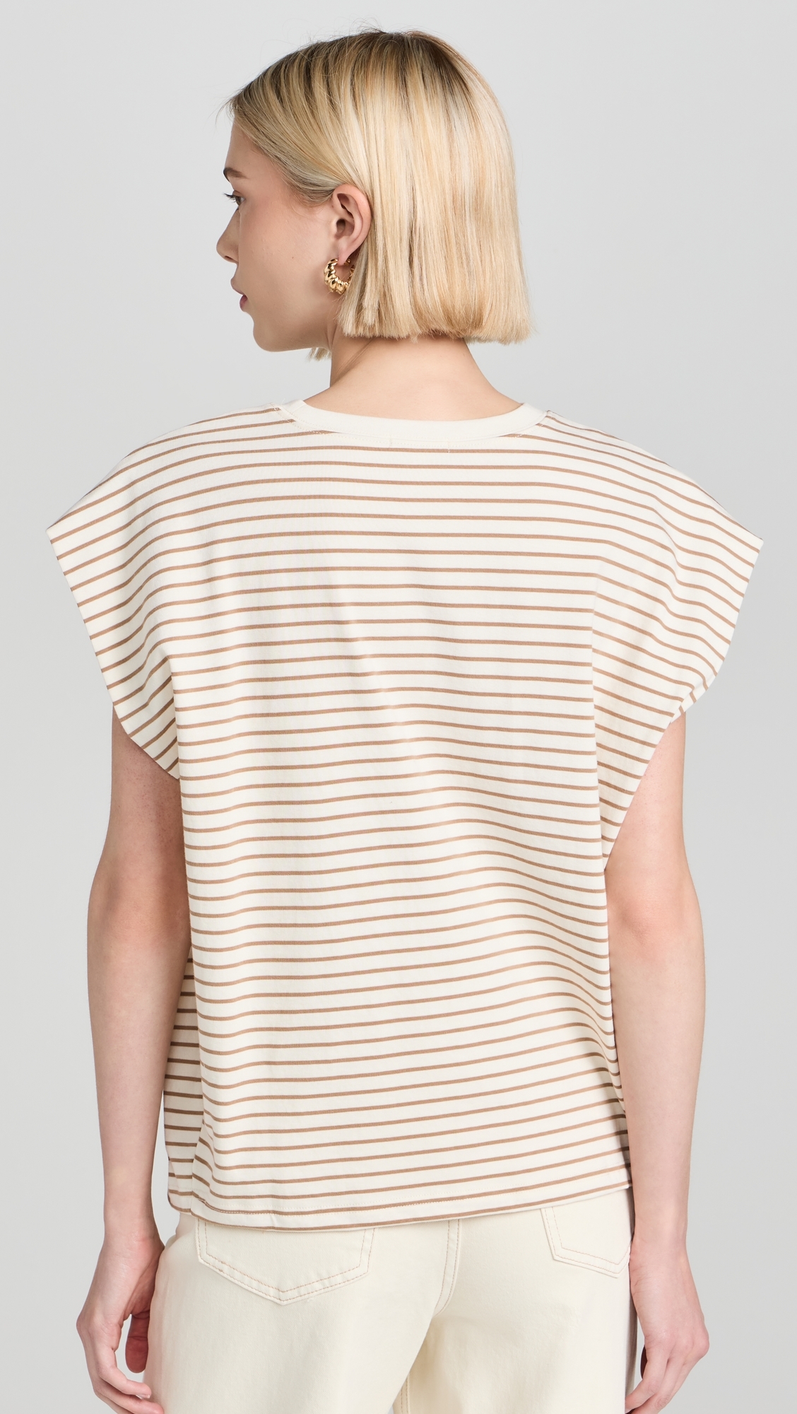 Trina Tee SABLE STRIPE