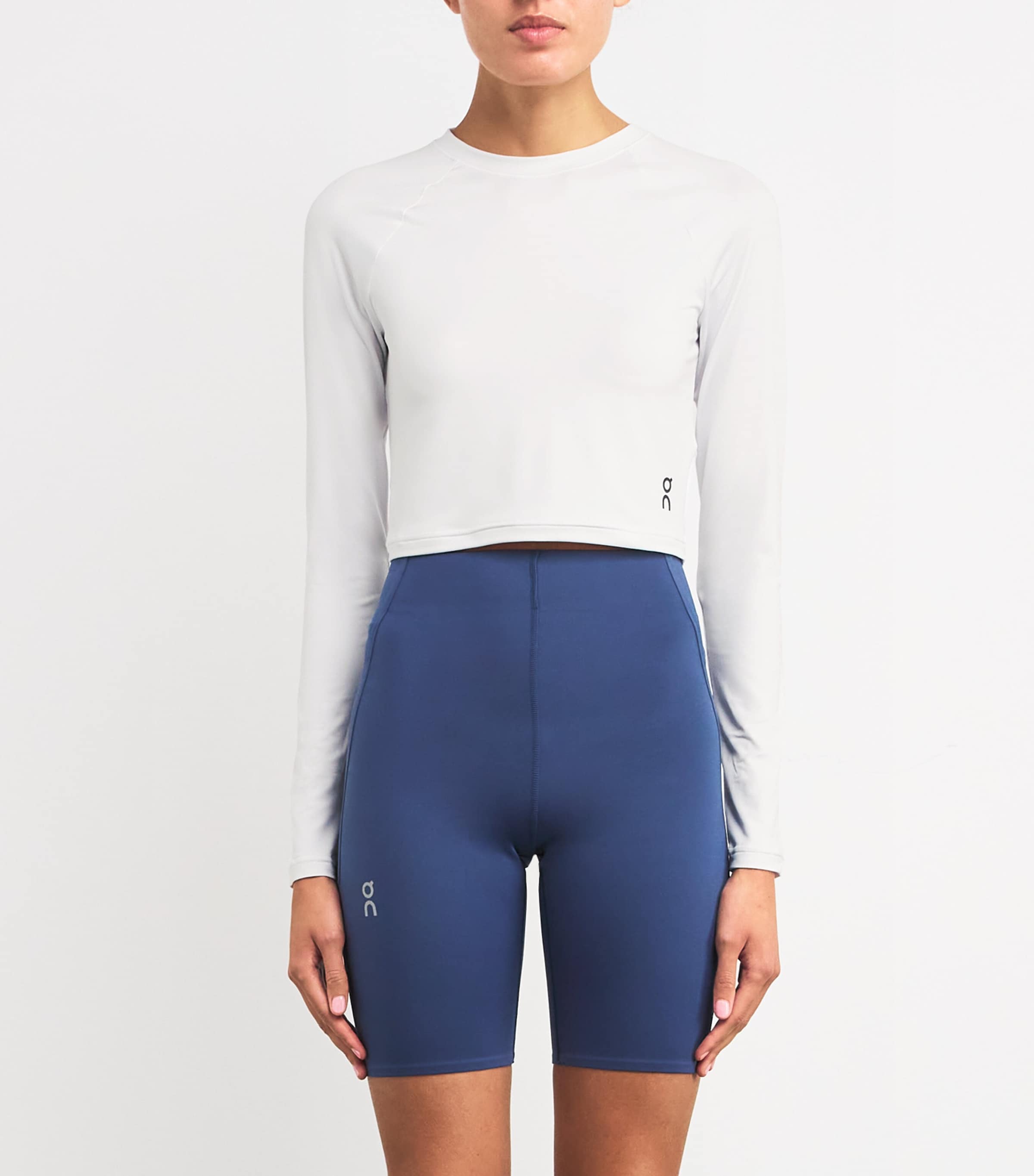 Long-Sleeve Studio Crop Top