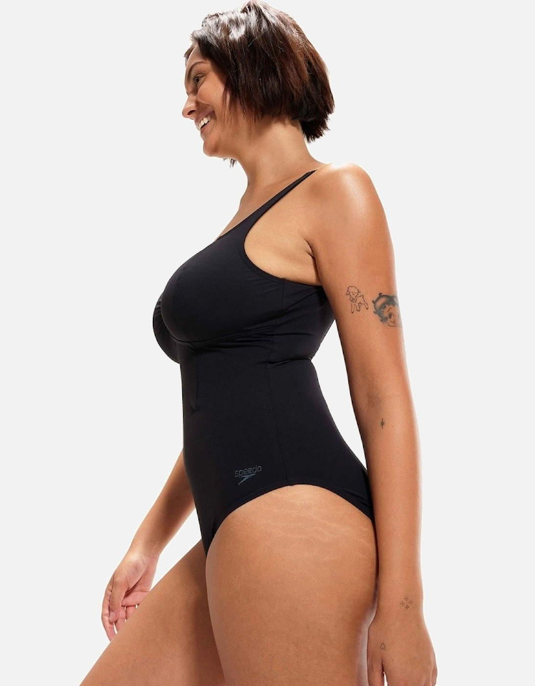 Women's Speedo Womens/Ladies AquaNite Shaping One Piece Swimsuit - Black - Size: 18 uk