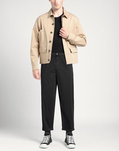 Man Pants Black Size 36 Cotton, Elastane