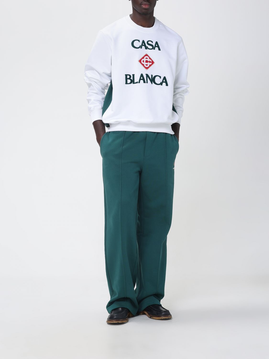 Sweatshirt Men color Green