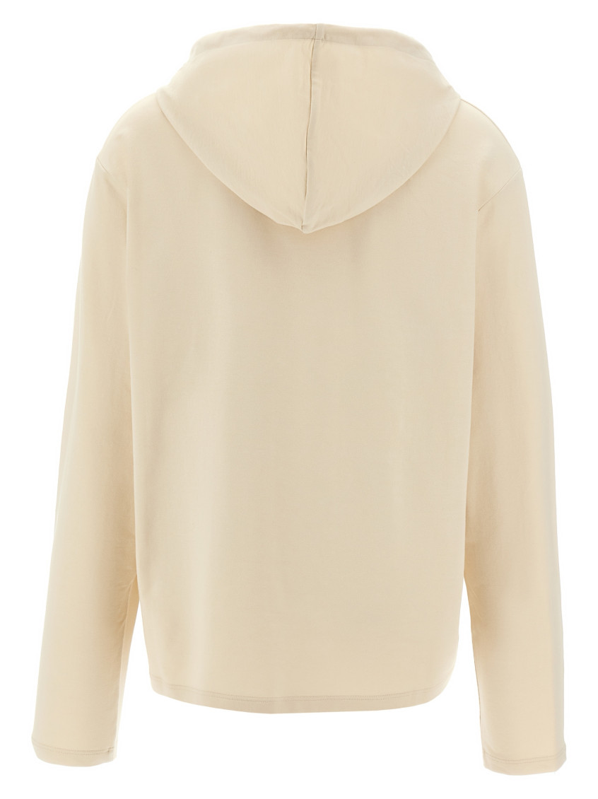 Sand Stretch Cotton Oversize Sweatshirt
