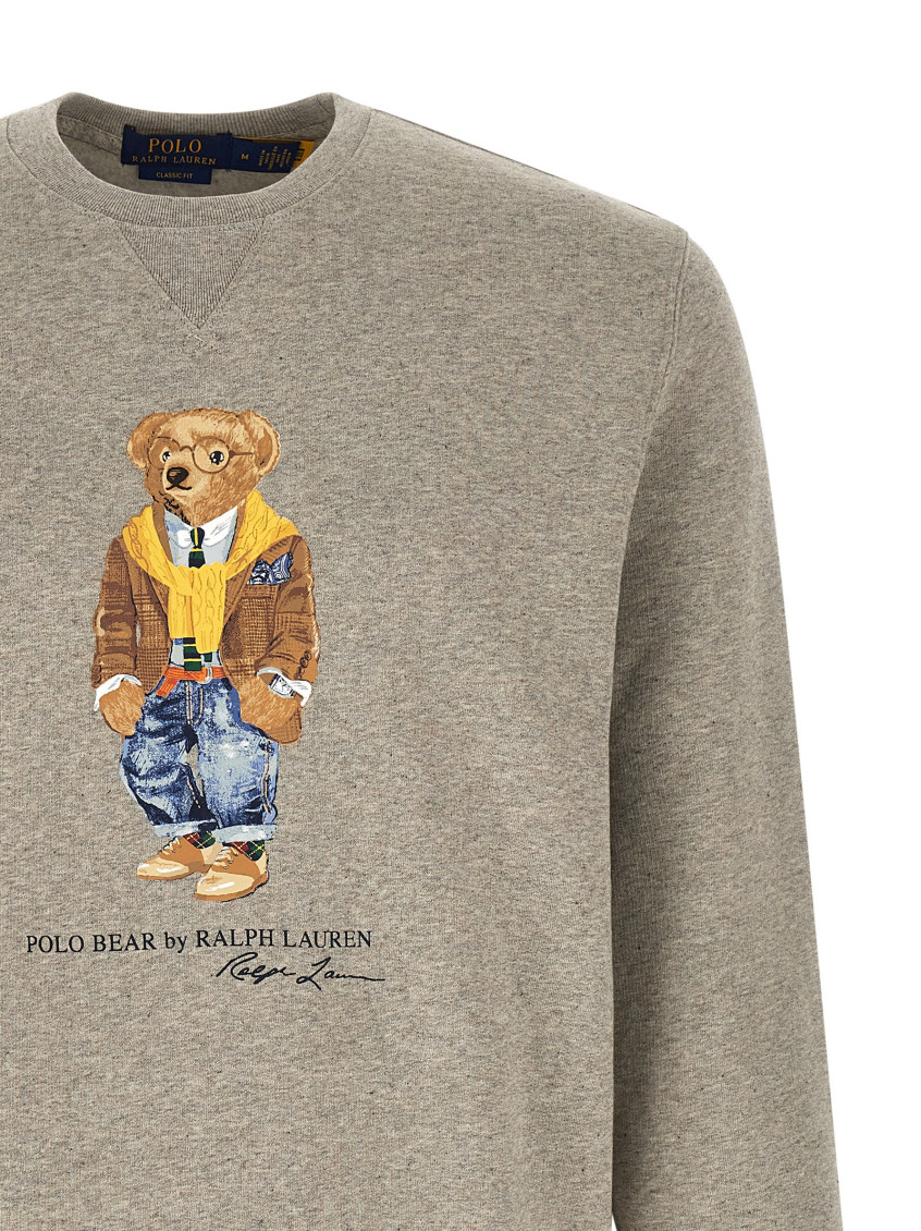 Grey Polo Bear Sweatshirt