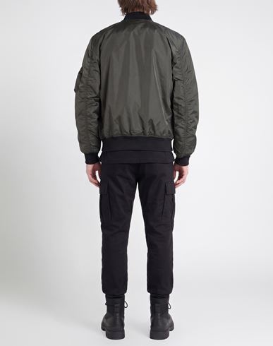 Man Jacket Grey Size L Nylon