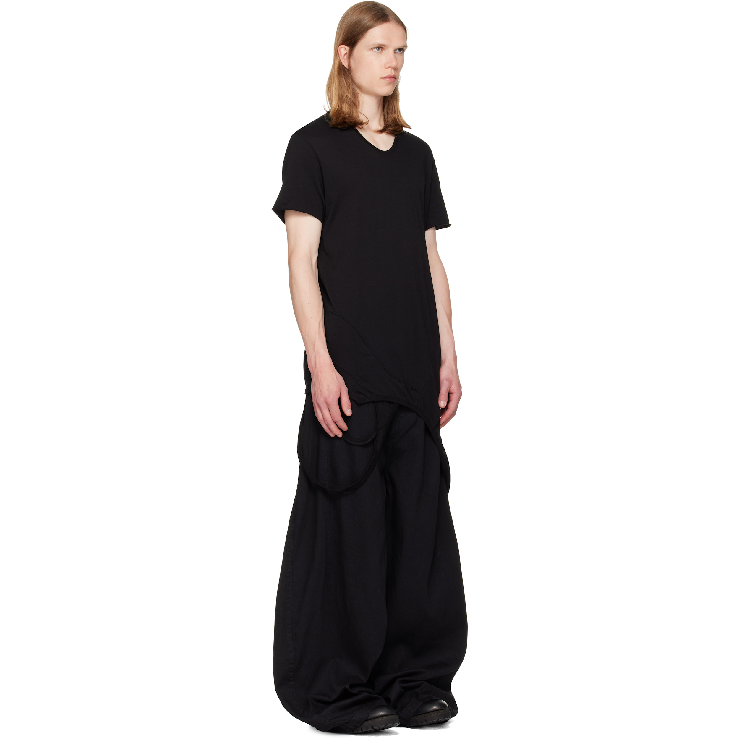 Black Loots Half Sleeve T-shirt