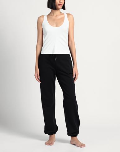 Woman Top White Size M Cotton, Elastane