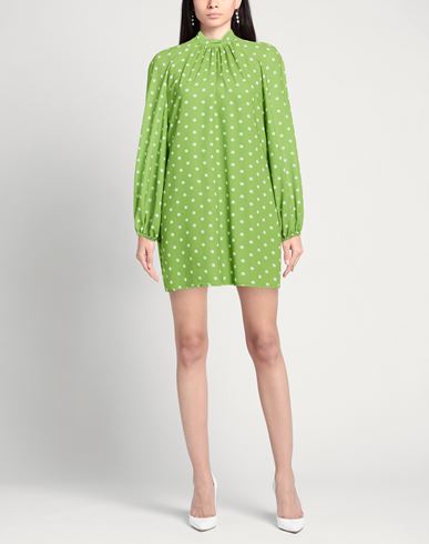 Woman Mini dress Green Size 8 Polyester