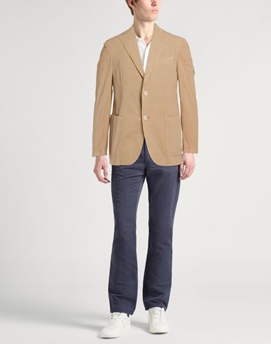 Man Blazer Sand Size 36 Cotton, Elastane