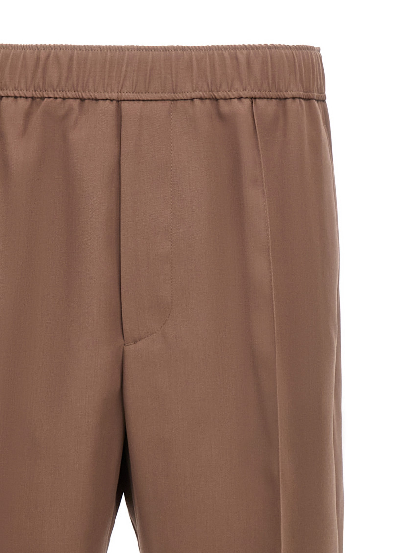 Wool trousers - Brown