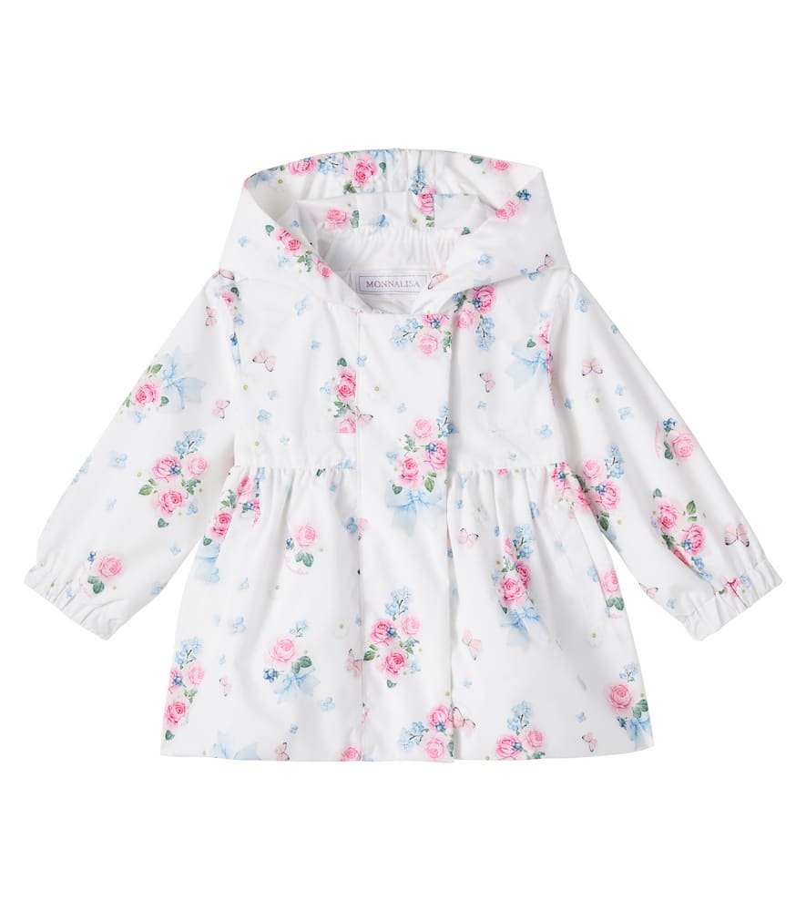 Floral raincoat