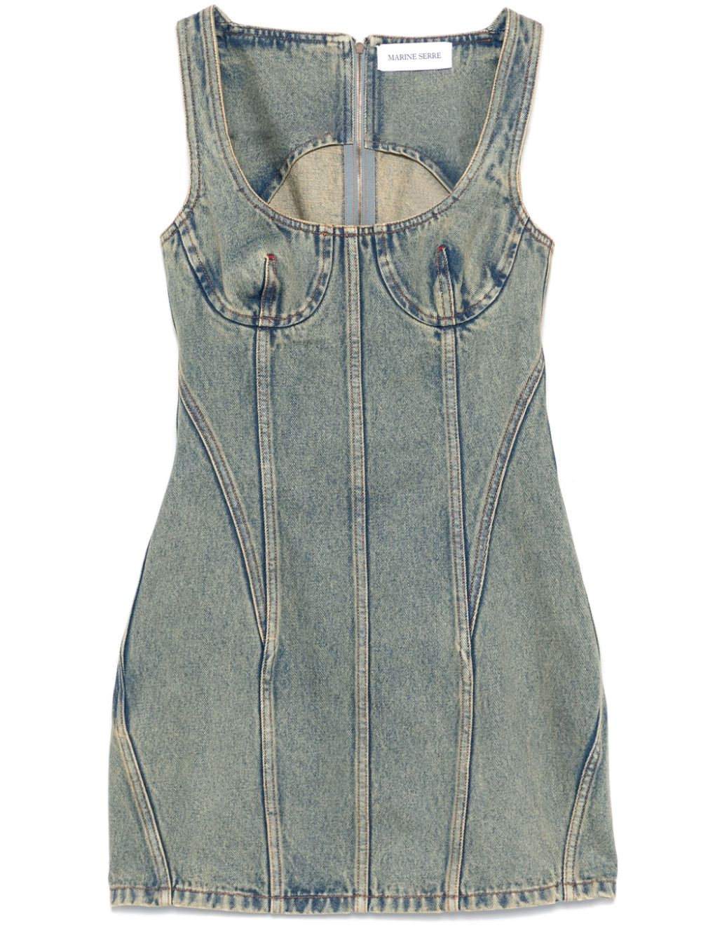 Denim mini dress - Blue