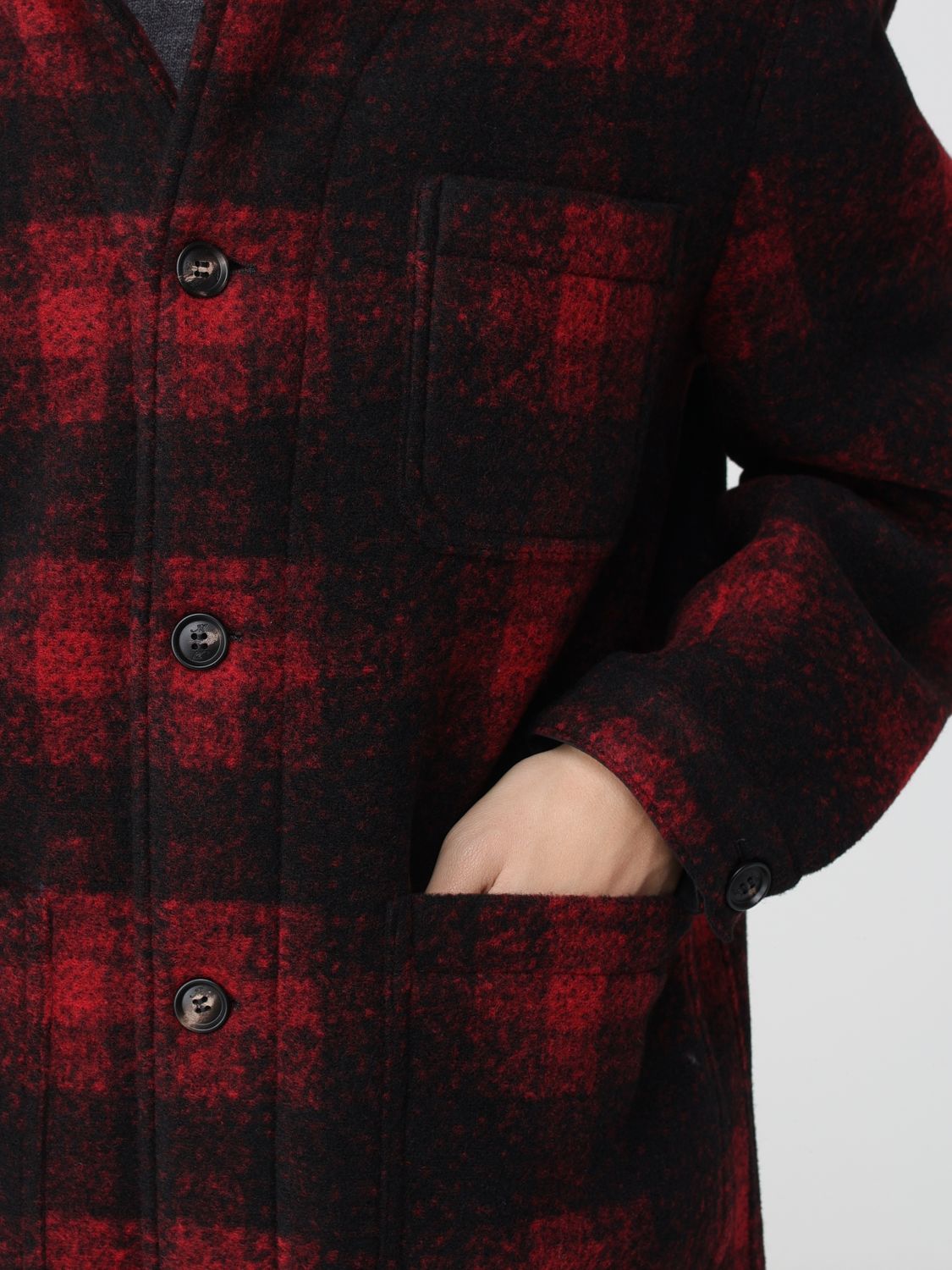 Jacket Men color Red