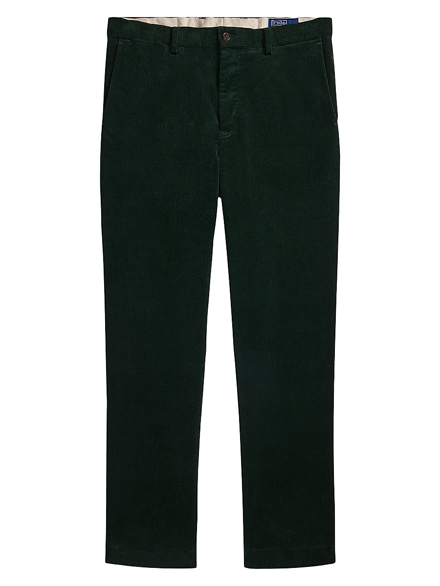 Men's Corduroy Straight-Leg Pants - College Green