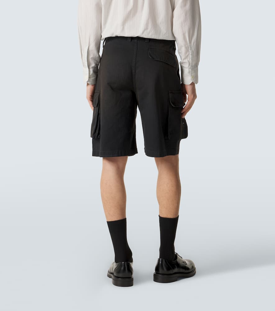 Mount herringbone cotton cargo shorts