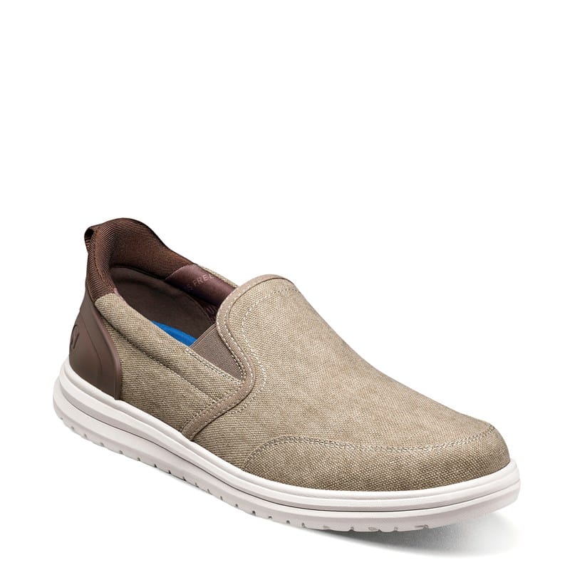 Men's Brew City Ez Hands Free Medium And Wide Width Slip On Shoes (Stone Multi)