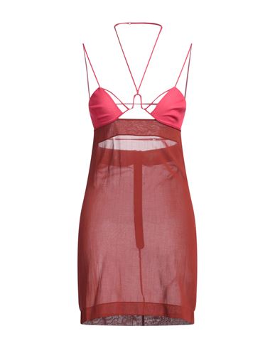 Woman Mini dress Brick
