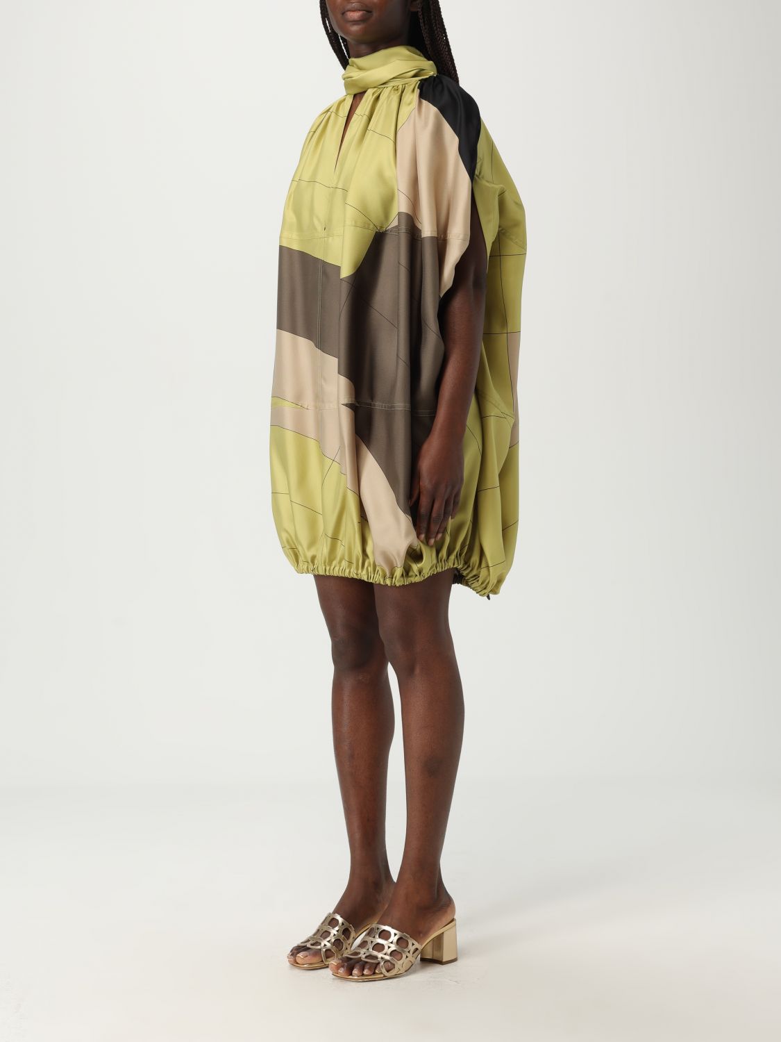 Dress FERRAGAMO Woman color Acid Green