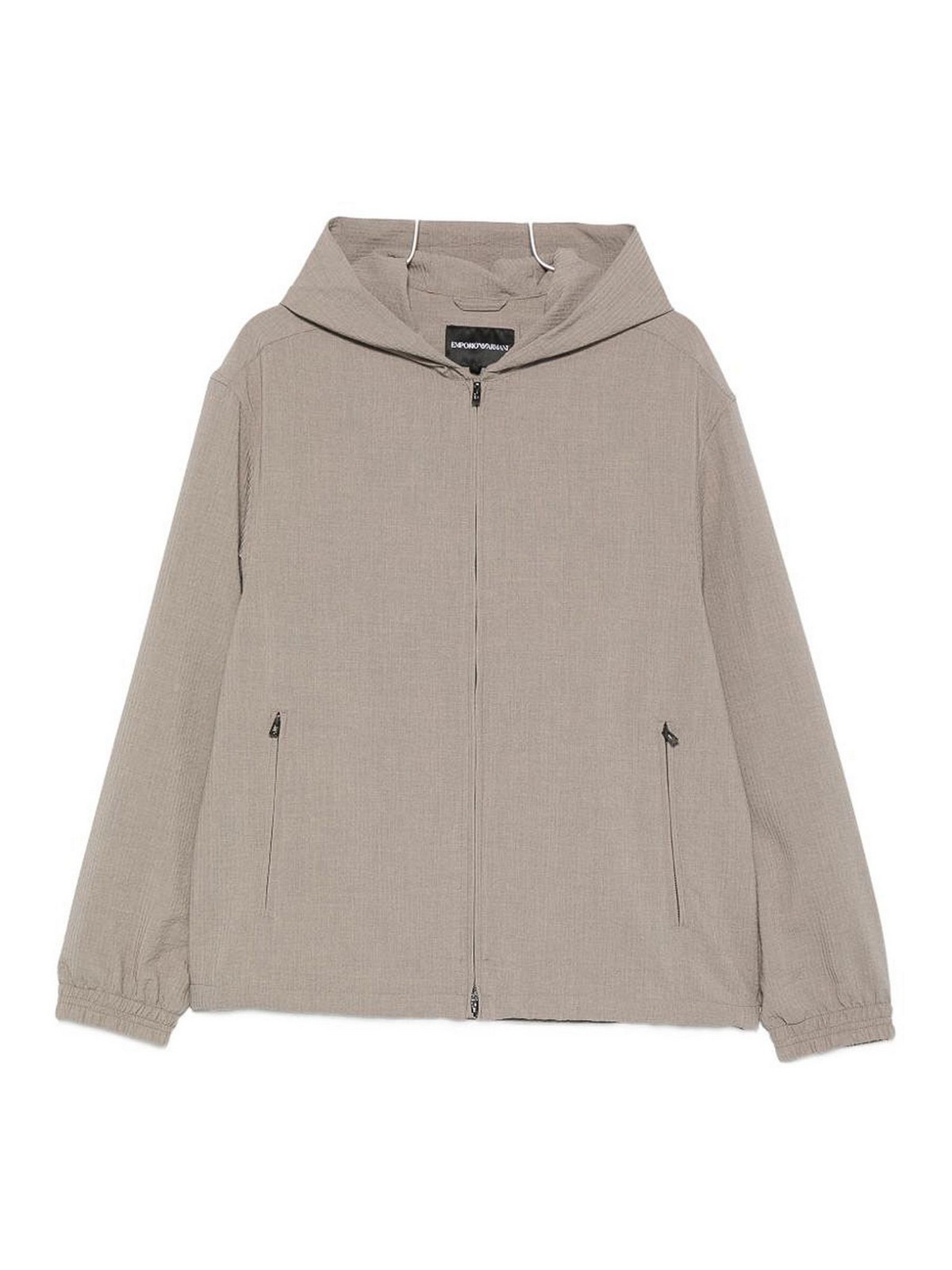 Hooded Blouson Jacket