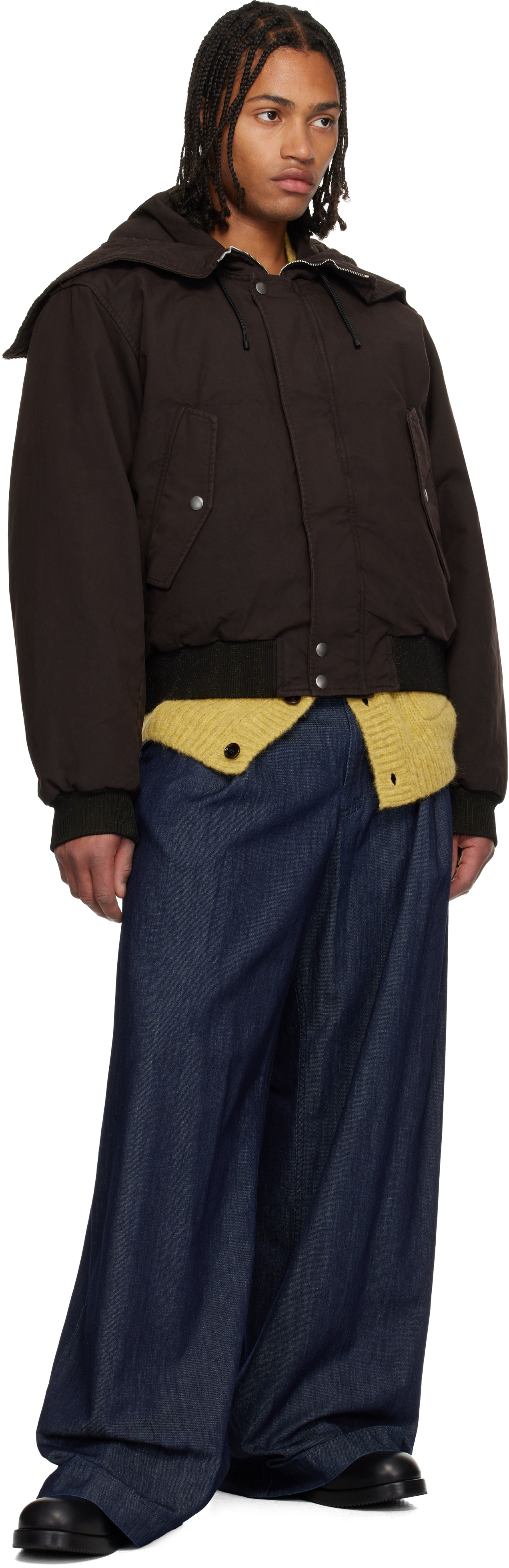 Brown Garment-Dyed Jacket