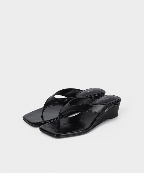 Clean Wedge Flip Flop 2color