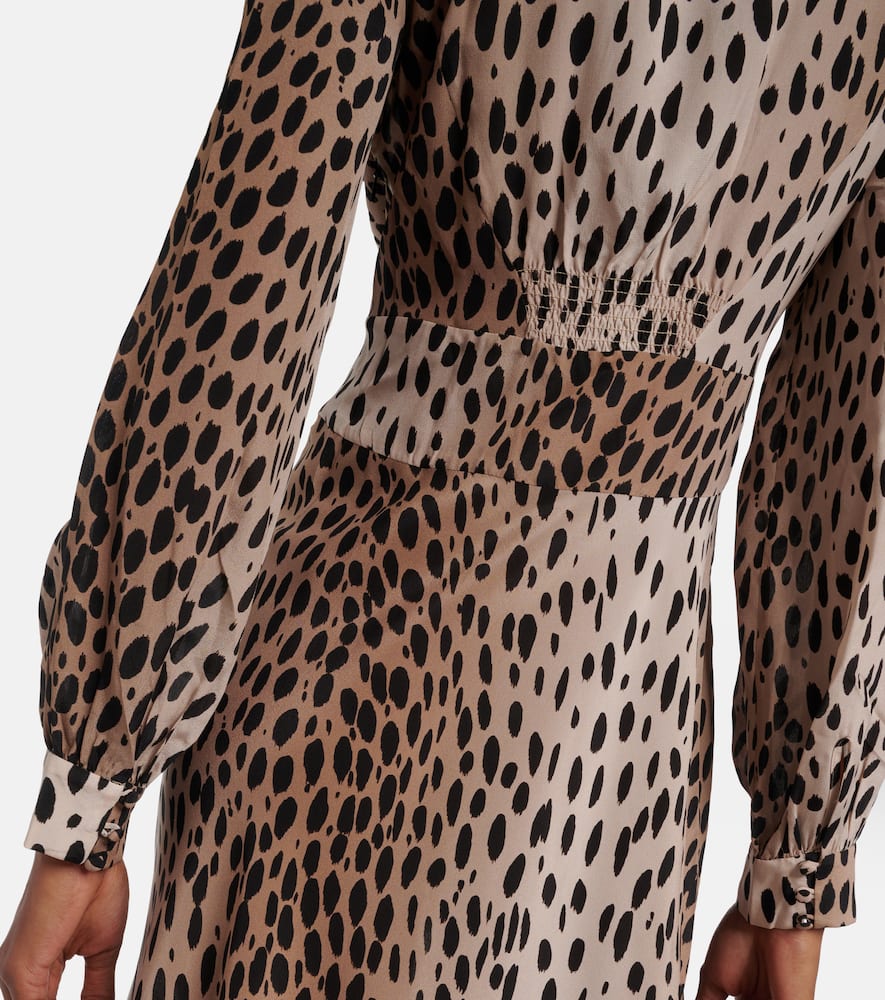 Emory printed silk maxi dress
