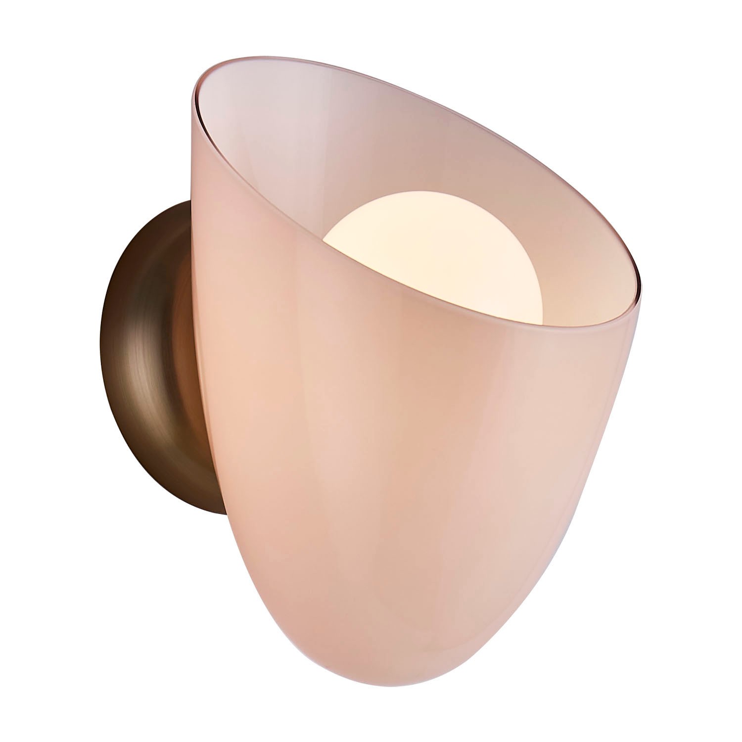 Winter Brass Wall Sconce from the COCOON Collection