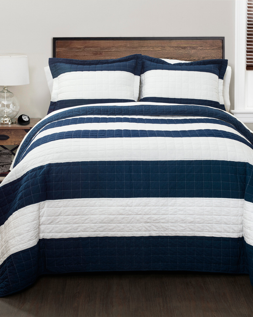 Lush Decor Stripe Quilt Set
