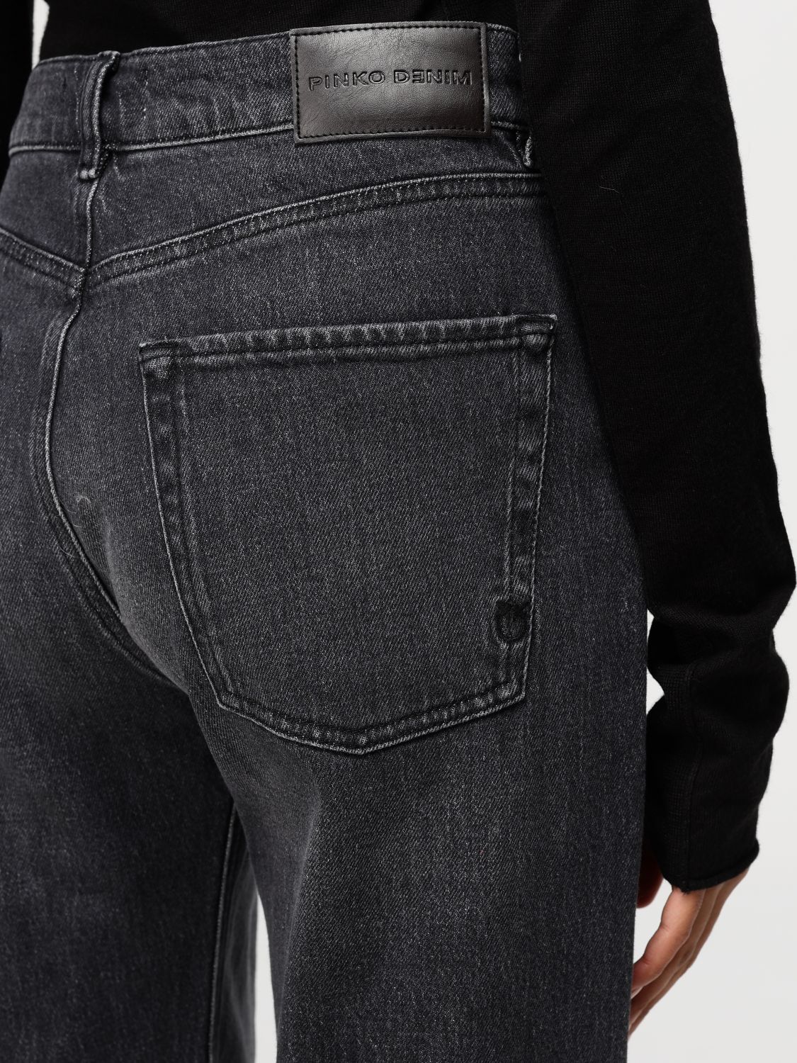 Leyda loose low-rise jeans - Grey