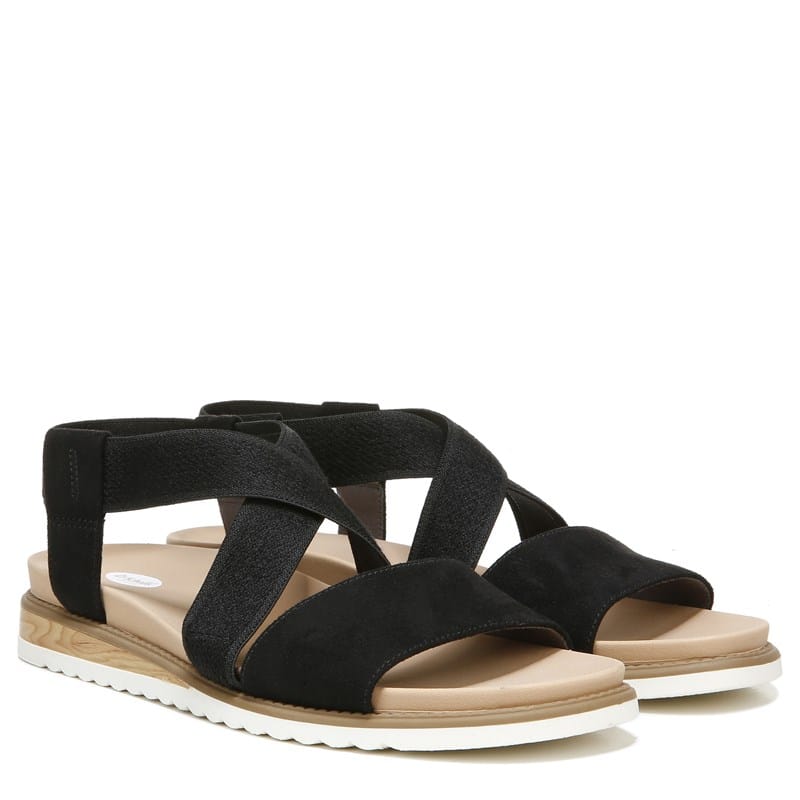 Women's Islander Sandals (Black Microfiber)